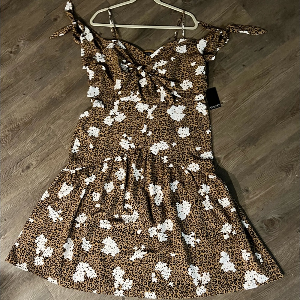 Eloquii Midi Animal Print Dress